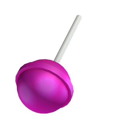 Handheld Pink Bubblegum Candy