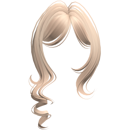 Mystical Cutesy Soft Curly Bangs (Blonde) Roblox item