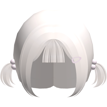 ♡ ⋮ cute low pigtails w/ pink hairclip in blonde Roblox item