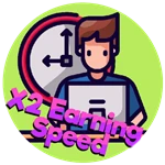 X2 Earning Speed (Passive Income)