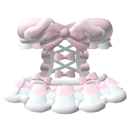. ‿ ♡ snowy sugarbunny pink winter dress !