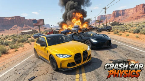 [HUGE UPD🚗] Crash Car Physics