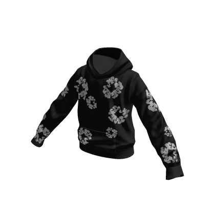 Fashion Denim Tears Hoodie (Black) thumbnail
