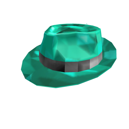 Teal Sparkle Time Fedora thumbnail
