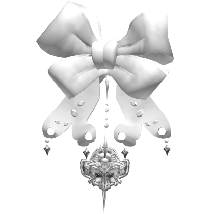 Classic Royal Bow Snow (Bright White) Roblox item