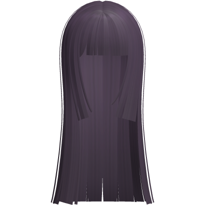 extra long hime moe japanese anime girl (purple)