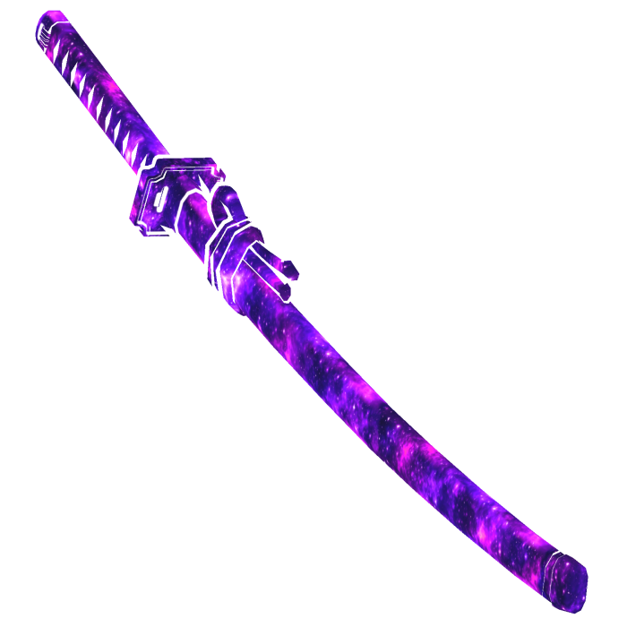 Cartoony Purple Galaxy Katana🌌