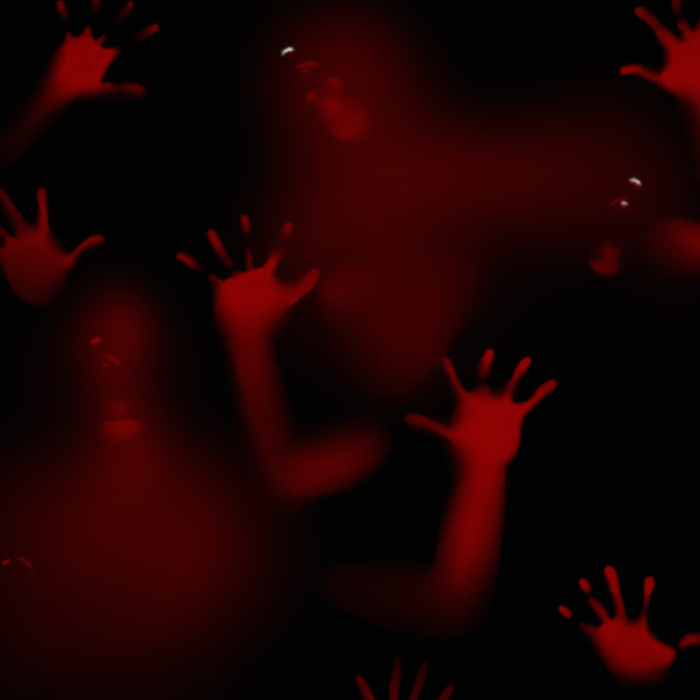 Black Scary Zombie Ghost Shadow Background