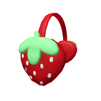 Strawberry Earmuffs