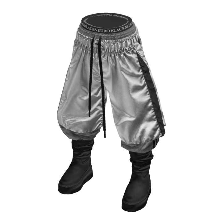 💗 Layered Boxer Pants w/ Boots _ White