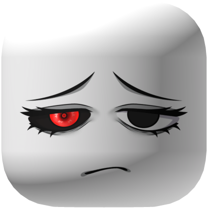 Cute Tired Ghoul Face Roblox item