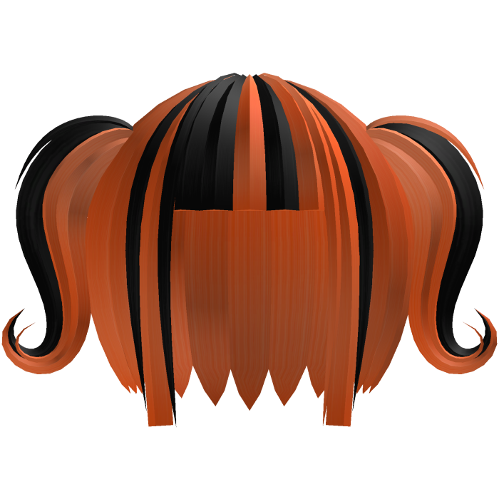 🎃 ⭑ Spectral Gothic Pigtails || Halloween Orange