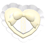 ꒰ · ♡ [FREE] sweetheart dollie clip in yellow