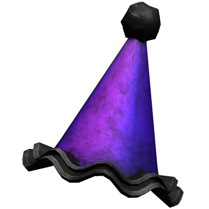 Purple Halloween Party Clown Hat V2 Roblox item