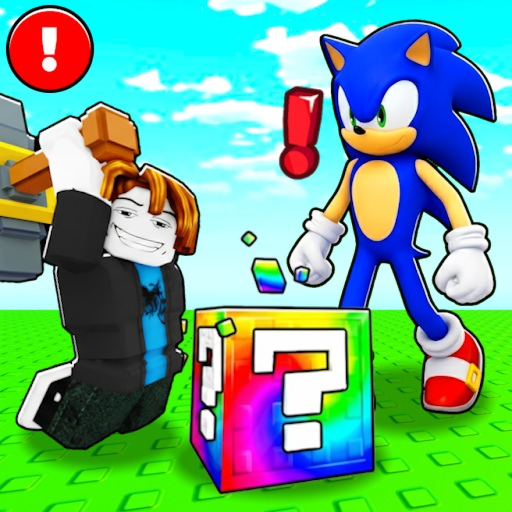 ⛏️ Break a Lucky Block for Sonic!