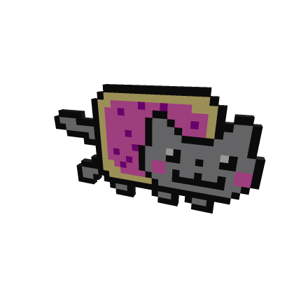 Nyan cat (with particle rainbow)