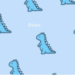 the blue Dino’s