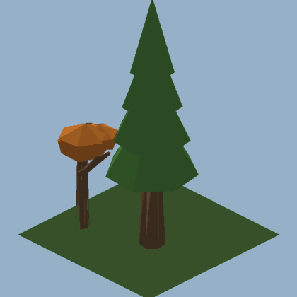 Low Poly Tree Generator