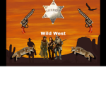 Western cowboy group