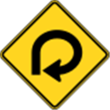 cloverleaf loop ramp sign Roblox decal
