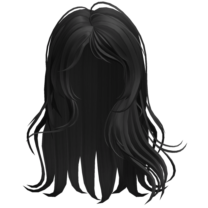 Black Side-Swept Hair