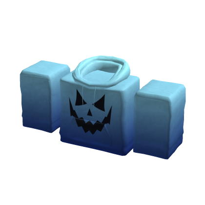 Light Blue Gradient Halloween Hoodie