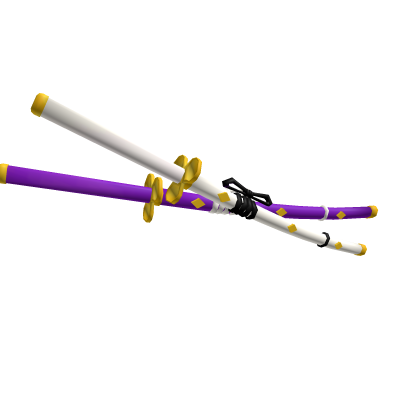 Dual Katana Purple and white
