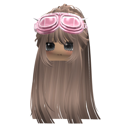 Messy Cat Straight Wolfcut Beige&Pink