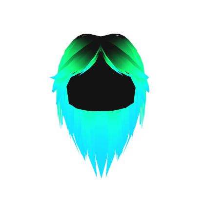 Neon Electric Cyan Girl Hair Roblox item