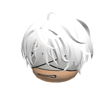 Black Messy Hair Bandage w Worried Face