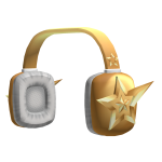 Golden Stars Headphones