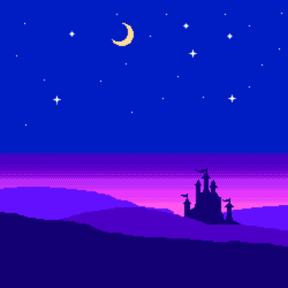 Galaxy Pixel Art II Roblox decal
