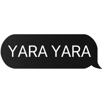 yara yara text | Roblox Item - Rolimon's