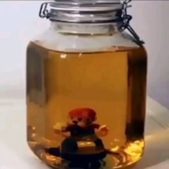 Mario in a damn jar of pee Roblox decal