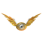Gold Angel Wings
