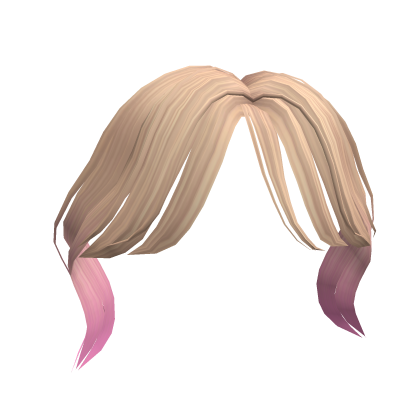 Preppy Hollywood Folklore Bangs in Blonde n Pink Roblox item