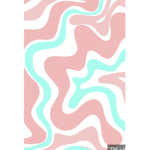 pink summer waves