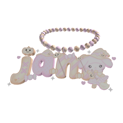 ꒰♡ · cutest jam halloween my mel necklace ˚.