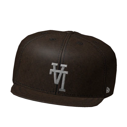 Brown LA Fitted Cap -Tilted | Roblox Item - Rolimon's