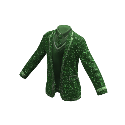 Sparkling Party Suit Jacket | Green thumbnail