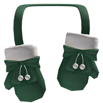 Christmas Green Neck Gloves