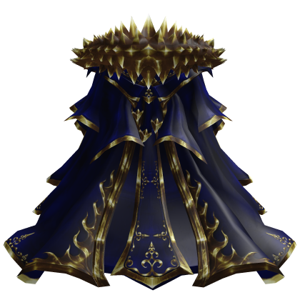 Blue and Gold Monarch Cape