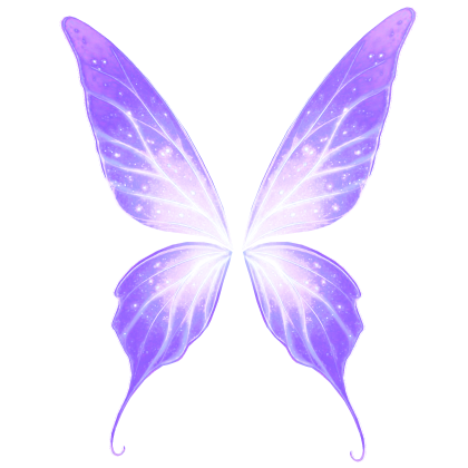 Glowing Magical | Mystical Fairy Wings (Purple) Roblox item