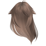 Anime Flowy Hair (Milktea Brown)