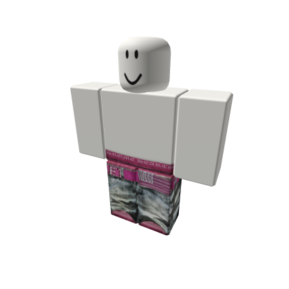 pink jeans