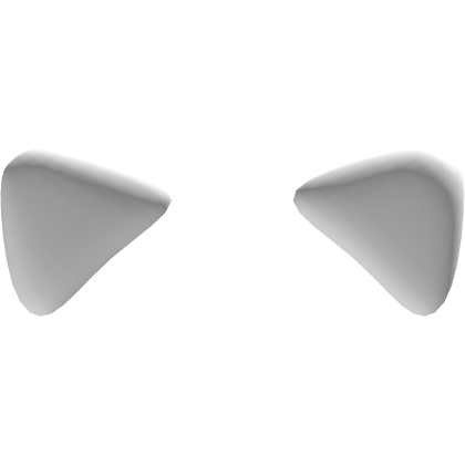 Cute white cat ears 