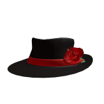 Black Fedora Of Red Tango Rhythms