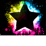 Rainbow star galaxy