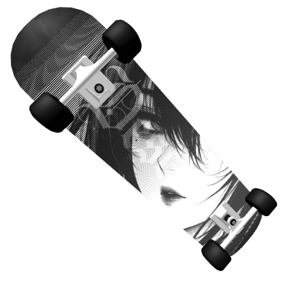 [ANIMATED] Anime Skateboard - Gothic Anime Deck