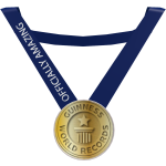 GUINNESS WORLD RECORDS™ gold medal